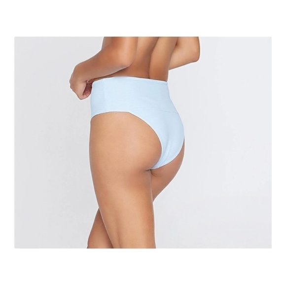 L*Space Eco Chic Repreve® Desi Bikini Bottom in Sky Blue NWT - Picture 7 of 8